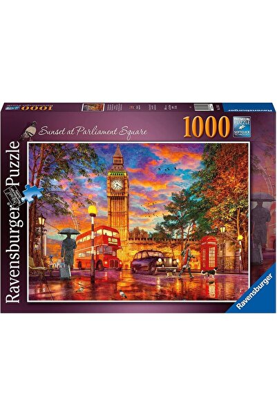 RAVENSBURGER Puzzle Apus de soare în Piața Parlamentului, 1000 de piese