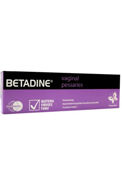 BETADINE VAGINAL PESSARIES 14S
