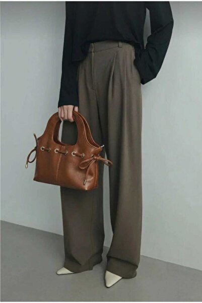 ELAY Women's Drawstring Detailed Hand Shoulder Bag Adjustable Strap Crossbody...