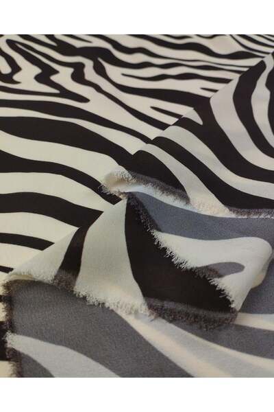 Kumaş Parça Cream Brown Colors Crepe Chiffon Width: 140cm