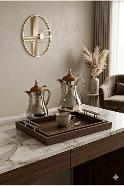 Generic Luxury tea and coffee thermos set with serving trays