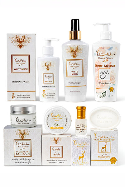 MUSK AL TAHARA BEYAZ MİSK Luxury Set 7 ÜRÜN