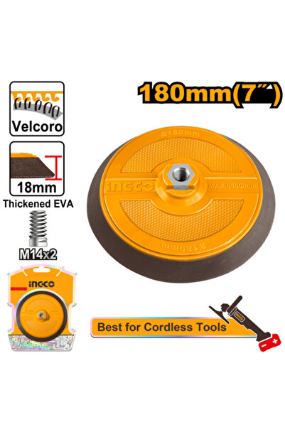 Ingco Polishing pad with flange 180mm