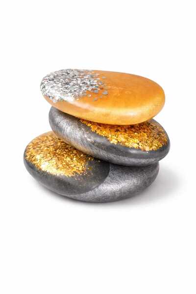 SOO SOAP Zen Series Stone Soap Set Triple Handmade Gift Decorative Perfumed