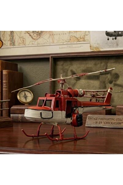 SPR Antique Helicopter Decor Vintage Helicopter Decoration Antique