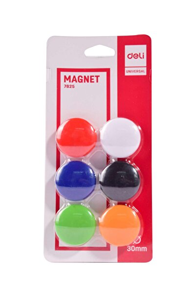 Dell Deli E7825 Magnetic Buttonφ30Mmasst 6 Magnetic Circuits Colorful