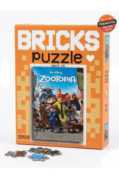 Balonsan Zootopıa Model Brıcks Puzzle 100 Parça