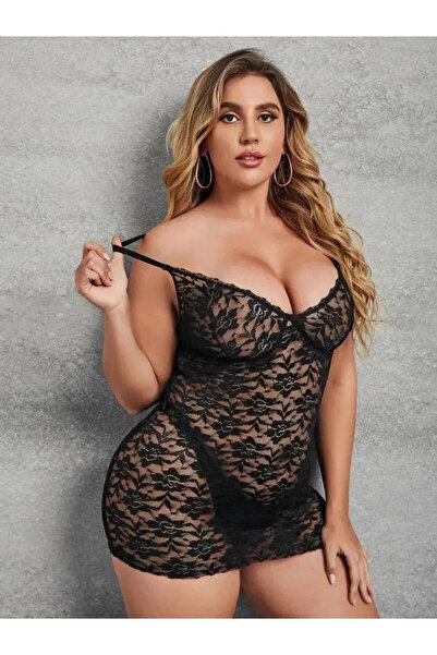 ARZZAK لانجري نسائي دانتيل شفاف قصير Bodycon ستايل مثير ومريح