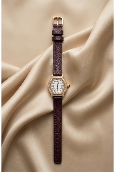 KLISHE Butik Noir Women's Watch Brown Color Vintage |   Leather Cord Roman Nu...