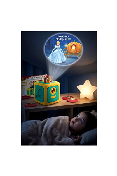 İDEA Proiector cu 8 Povesti in limba Romana, Muzica, Proiectii Tavan, Lampa d...