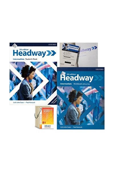 CALRADİA Headway 5η Έκδοση Μεσαίο Κωδικοποιημένο Σετ & Μεσαίες Λέξεις (Κάρτα ...