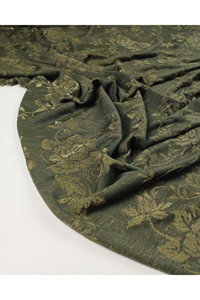 Kumaş Parça Green Patterned Jersey Length: 160cm