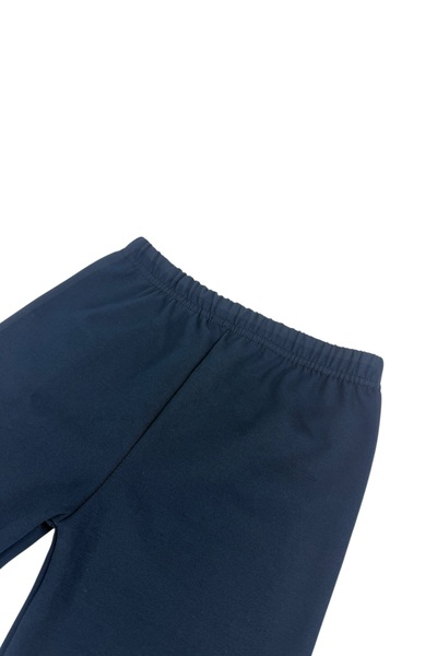 Kidiba Girl's Modal Navy Blue Color Anti-Sweat Flexible Daily Walking Running Sports Tights