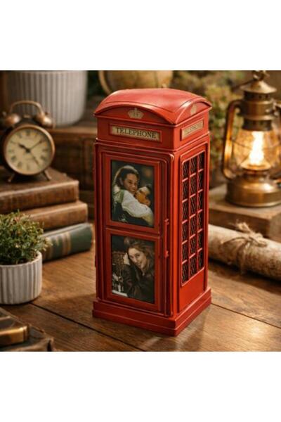 SPR Iron Phone Booth Decor Iron Telephone Booth Decoration