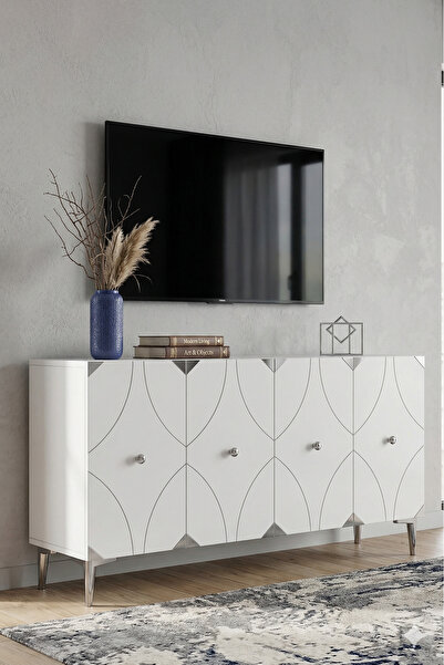 YUMEDİ DESİGN KA1297BS - ELİFA KONSOL, TV SEHPASI, ÇOK AMAÇLI DOLAP ve KAHVE ...