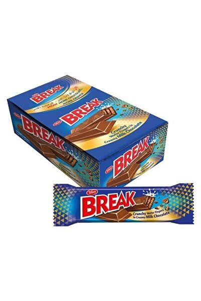 Tiffany Break بسكويت بريك ويفر بحشوة شوكولاتة الحليب 15.5 جرام * 24 قطعة