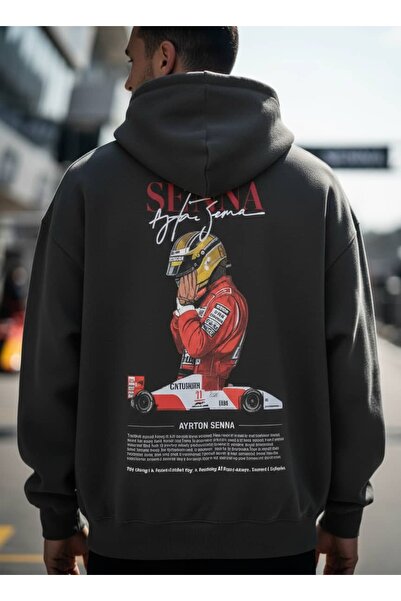 BJACKS Motorsports Wear هودي أيرتون سينا فورمولا 1 - سترة رياضية فاخرة ذات تص...