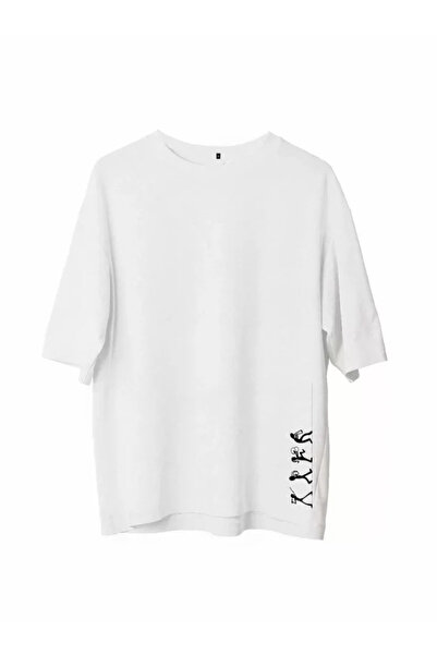 modi Printed Unisex Casual Style White Optical White Minimal T-Shirt