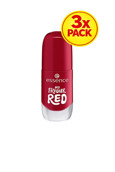 Essence 3x PACK Gel nail polish #14 – My favorite red, 8 ml