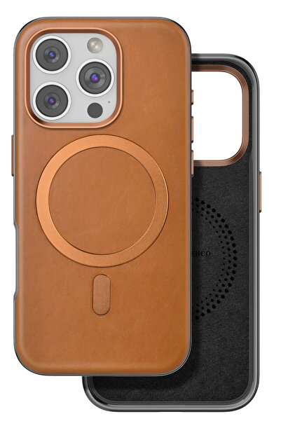 venco Gld-Spt- iPhone 16 Puskas Magsafe Cover - (220007) Brown