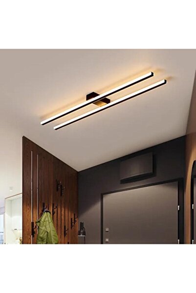 MİNEL DEKOR LED LIGHTING Minel Dekor Lighting Sconce Mi̇la Model 70 cm Black