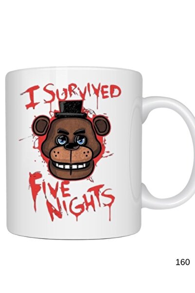 TİWO DİJİTAL FİVE NİGHTS AT FREDDYS FNAF TEMALI BASKILI KUPA BARDAK MUG2