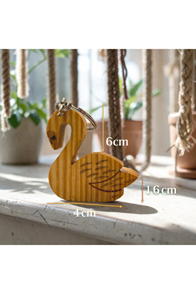 SİMYA OYUN ALETLERİ "Değersizi Değerli Kılar" Simya Kişiye Özel El Yapımı Kuğu Ahşap Anahtarlık,Charm, Feng Shui Tılsım, Araç Aynası Süsü,