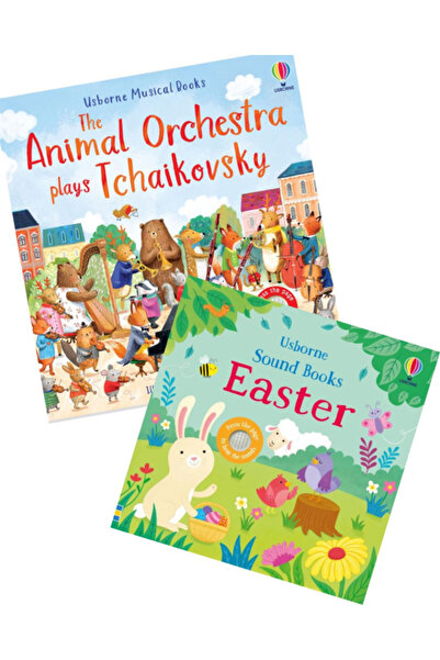 Usborne Set de cărți interactive – Orășelul de animale cântă Tchaikovsky și s...