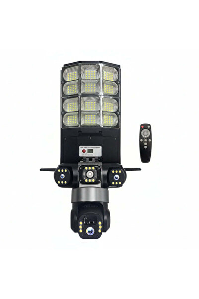 V380 Pro 4g Solar Energy Street Light Camera Three Cameras with Data Sim Card...