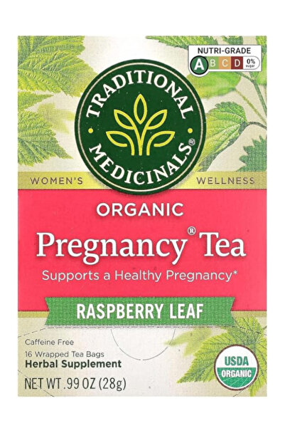 TRADITIONAL MEDICINALS TM PREGNANCY RASPBERRY TEA 16S