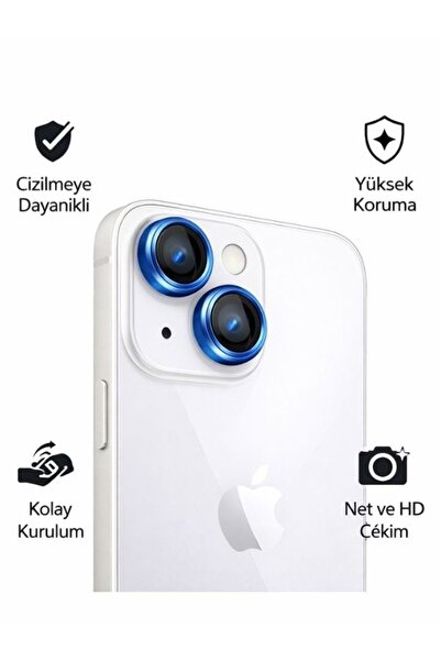 Massemr iPhone 13 Mini Ezar Metal Camera Lens Protector Anti-Scratch Anti-Sho...