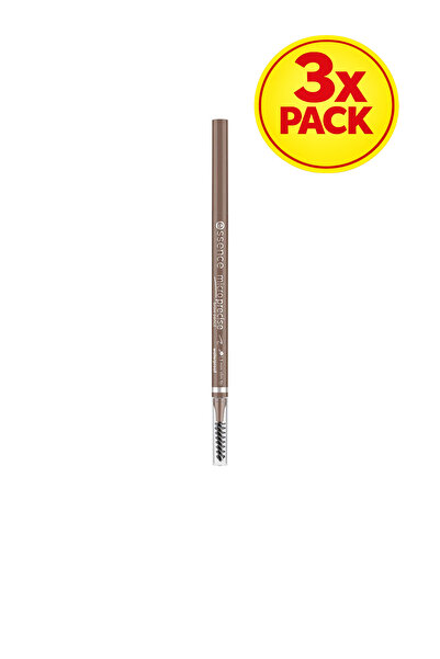Essence 3x PACK Micro Precise Waterproof Eyebrow Pencil #02-taupe 0.05 g