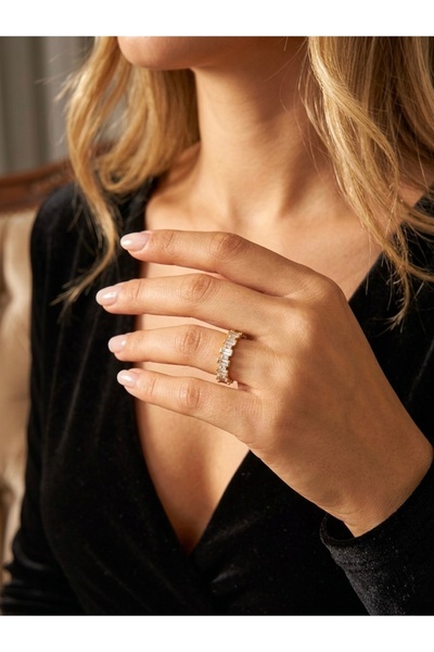 İNN JEWELLERY Steel Ring Tarnish-Free Antiallergic Wedding Ring Figured (2 Ye...