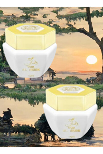 Oud قطعتان من عطر المسك 40 جرام