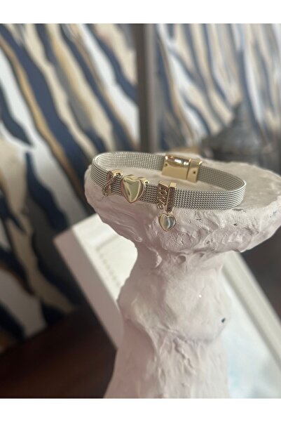 Brillo Endless Detailed Magnetic Bracelet with Wicker Charm