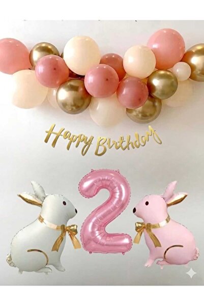 ÇITIPITISTORE مجموعة بالونات على شكل أرنب للاحتفال بعيد الميلاد