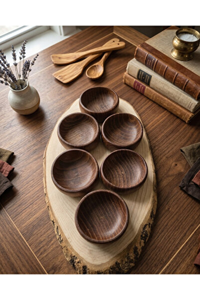 bitki diyarı Mini wooden bowl set of 6