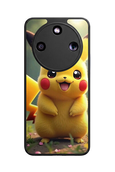 Aksel Kılıf حافظة سيليكون سوداء غير لامعة فاخرة متوافقة مع هاتف Honor Magic 8...