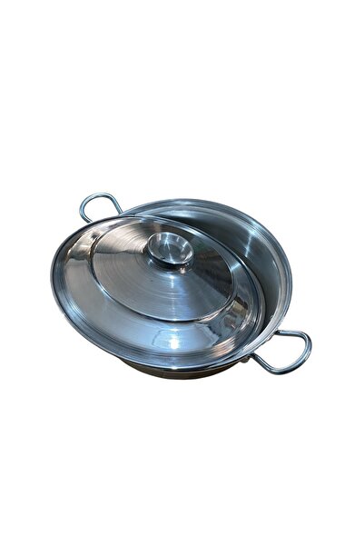 mobilreyon Alüminyum Tava 24 cm - Kızartma, Pilav , Karnıyarık , Kamp Tavası - Kapaklı Mini Tava