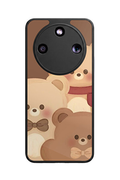 Aksel Kılıf حافظة سيليكون سوداء غير لامعة فاخرة متوافقة مع هاتف Honor Magic 8...