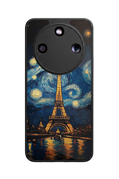 Aksel Kılıf حافظة سيليكون سوداء غير لامعة فاخرة متوافقة مع هاتف Honor Magic 8...