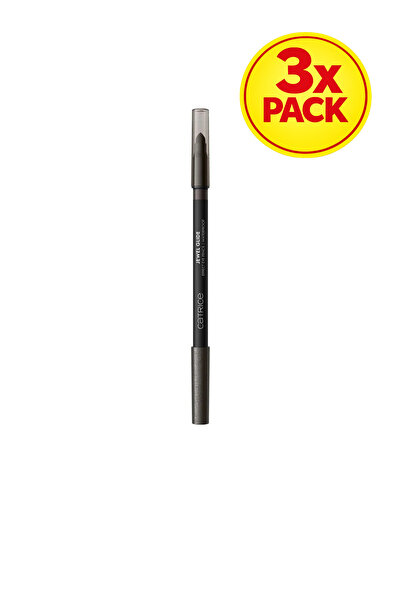 Catrice Pachet de 3 creioane de ochi Jewel Glide # 010 – Diamant Negru, 1.5 gr