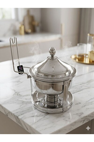 Rwafd Rema Silver buffet heater, indian industry, 4 liters