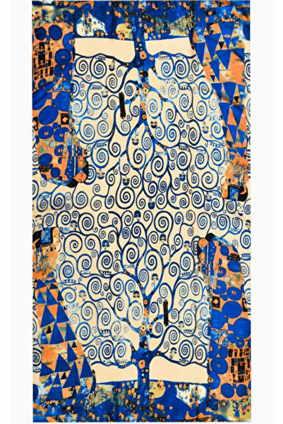 OEM Silk Scarf "Tree of Life" Klimt, 90x180 cm