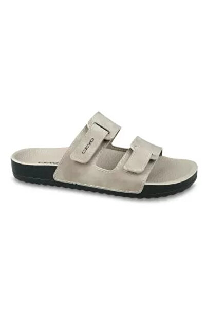 Ceyo Bahama-16I Beige Orthopedic Men's Slippers