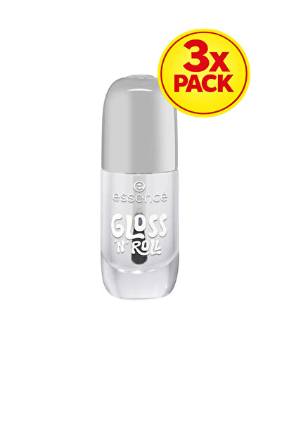 Essence 3x PACK Gel nail polish No. 01 – Gloss Roll, 8 ml