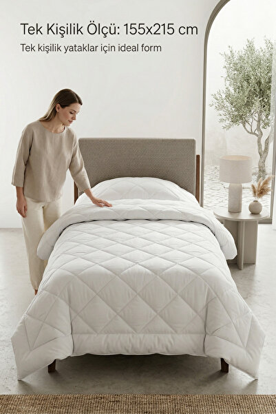 Morlay Single Micro Quilted Silicone Quilt 155X215 cm Antiallergic Anti-Sweat...