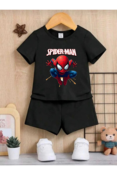 DOCE ELEGANTE SET DE VARĂ PENTRU COPII CU IMPRIMEU SPIDER-MAN