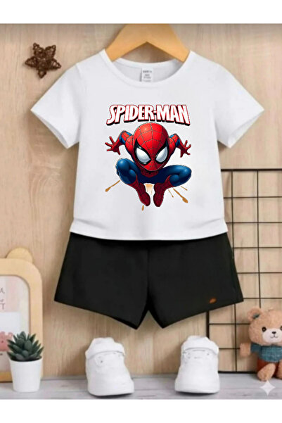 DOCE ELEGANTE SET DE VARĂ PENTRU COPII CU IMPRIMEU SPIDER-MAN