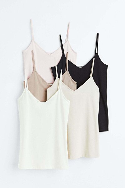 H&M 5-pack strappy tops